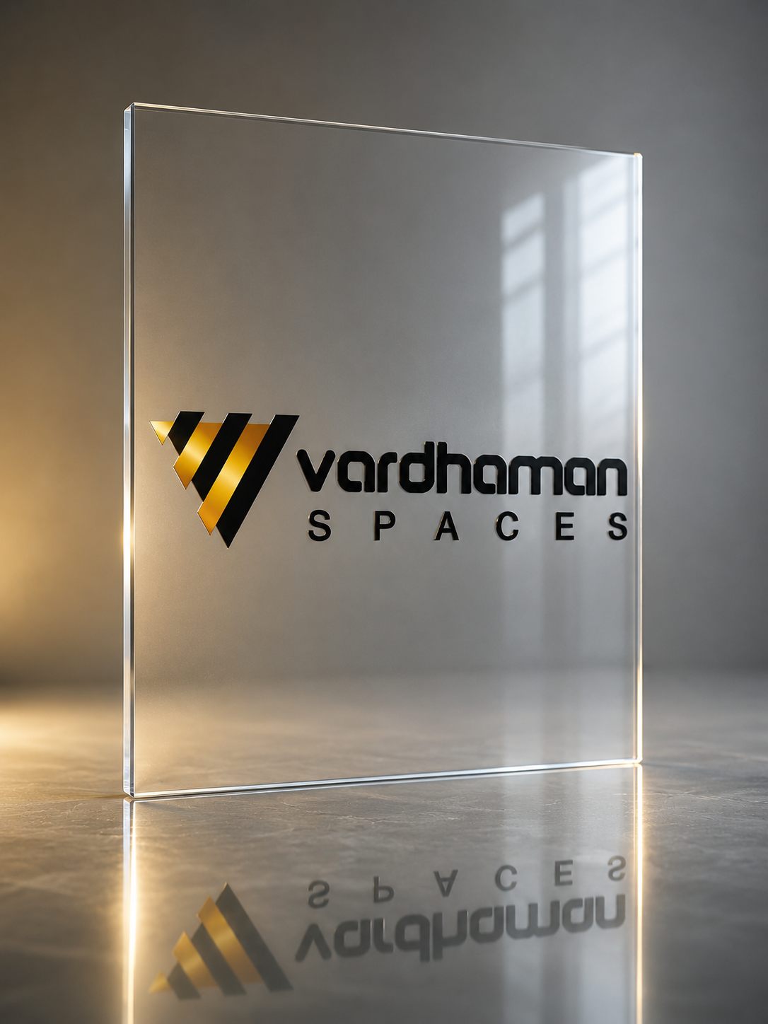 Vardhaman SkySymphony Glass Logo